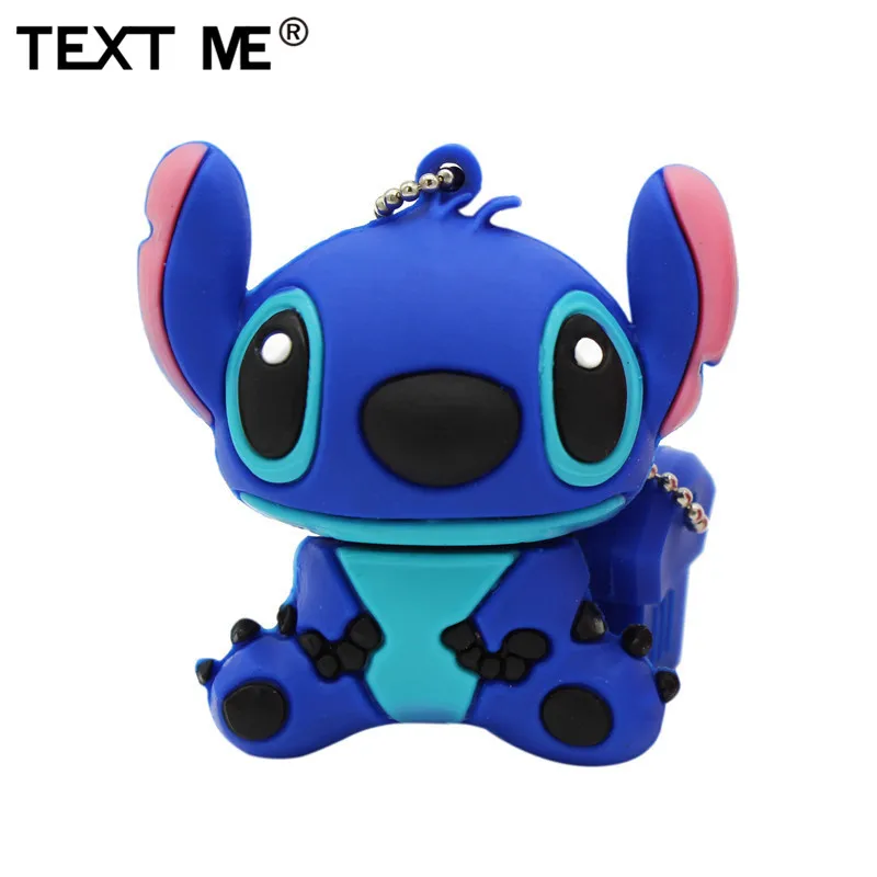 TEXT ME cartoon 5 model Stitch usb flash drive 2.0 4GB 8GB 16GB 32GB 64GB pendrive cute mini | Компьютеры и офис