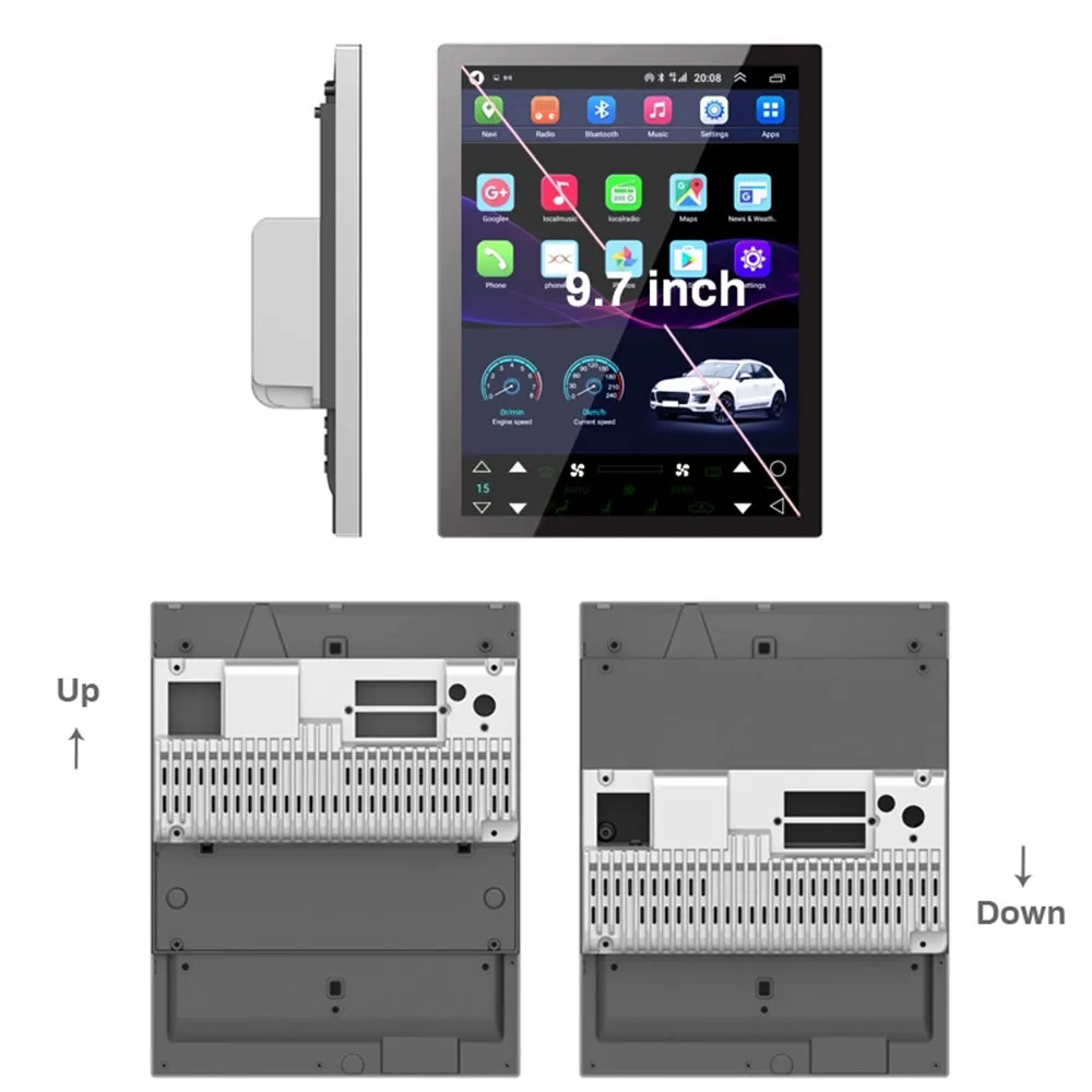 Jetalon Smart Car Navigation 4G Network for Ford Mondeo 2007-2015 stereo Android Car GPS Vertical radio Reversing All-in-One