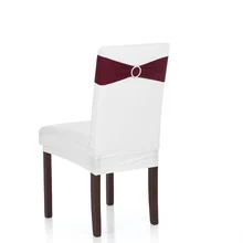 10 шт. Стул стрейч спандекс лента Свадьба лайкра для чехлы для стульев для свадьбы украшения вечерние ужин лента на Банкетный стул