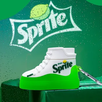 

Creativity 3D Sprite Drink Shoe Silicone Case for Airpods 1 2 Pro Protective Bluetooth Wireless Earphone Cover Accessories