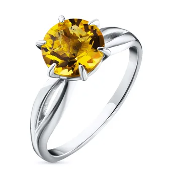 

Silver ring with citrine 103115-007-0019