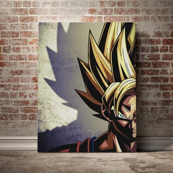 

Anime Posters Dragon Balls Canvas Painting Wall Art Super Saiyan Prints Modular Living Room Bedroom Decoration For Home Frame