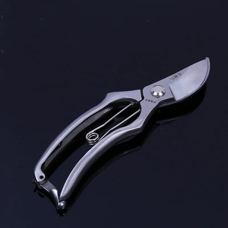 

55mm Stainless Garden Tool Labor-saving Spring Plant Grafting Fruit Tree Handle Dent Shear Prun Cut Shrub Orchard 4048