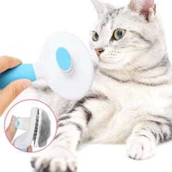 Self Cleaning Slicker Brush for Dog and Cat Removes Undercoat Tangled Hair Massages Particle Pet Comb Improves Circulation
