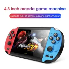 

X7 Gamepad 4.3-inch Game Console 8GB Handheld For PSP 128 Bit Game Console Retro Built-in 10000 Classic Games Console Camera