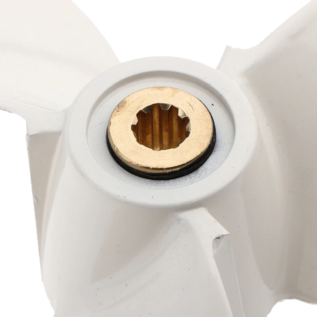 Boat Marine Aluminum Propeller for Yamaha 2-6HP Outboard Boat Motors 7 1/2 X 8 BA Type with 3 Improved Blade