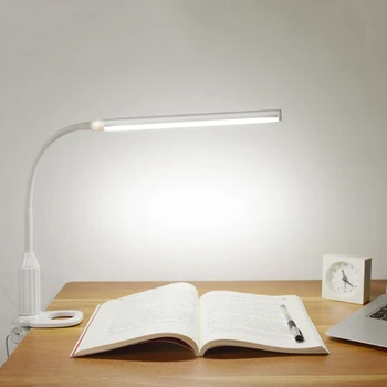 

Desk Lamp LED Clip Booklight Book Lamp Reading Light Home Decor Eye-Care Study Flashlight Piano Flexible Portable