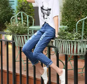 

Jeans women's loose 2020 summer thin maa1 new nine-point straight daddy pants trend KDS936-01-10