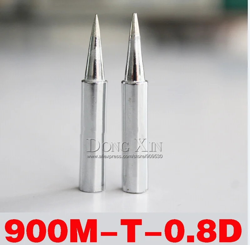 10pcs/ lot High Quality for Solder station 936/937 Soldering Iron Tips Lead-free 900M-T-0.8D