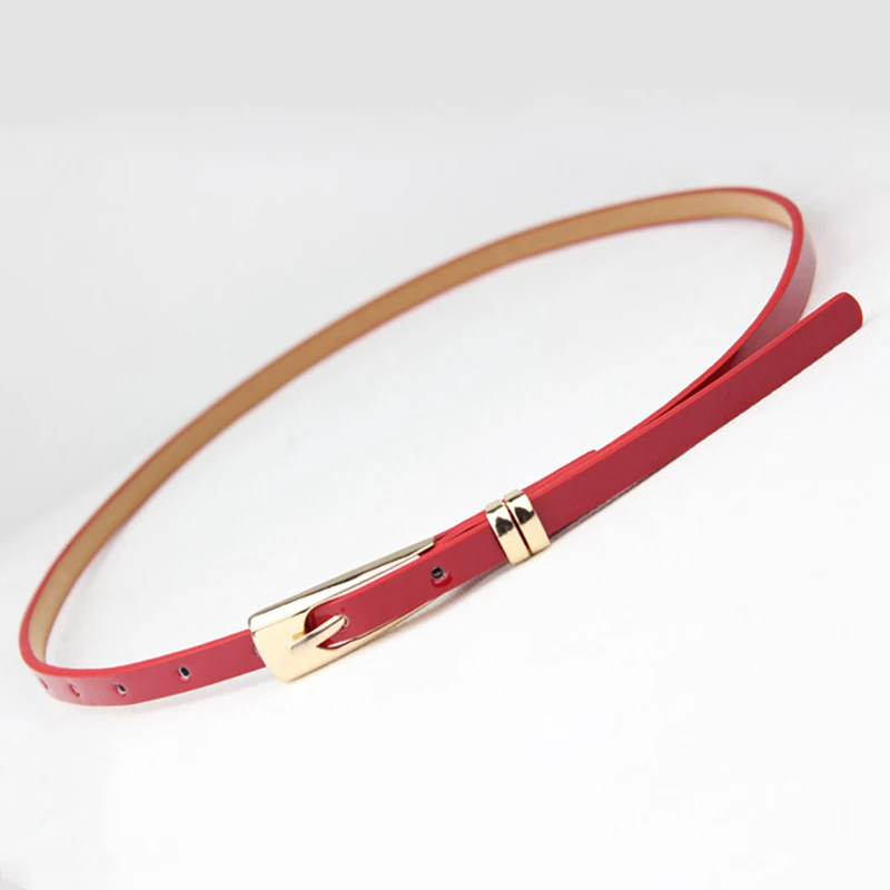 Экологичный пластиковый ремень унисекс силиконовый резиновый ремень корейский стиль гладкая пряжка для женщин и мужчин унисекс яркие цвета 5 цветов - Цвет: ordinary belt red