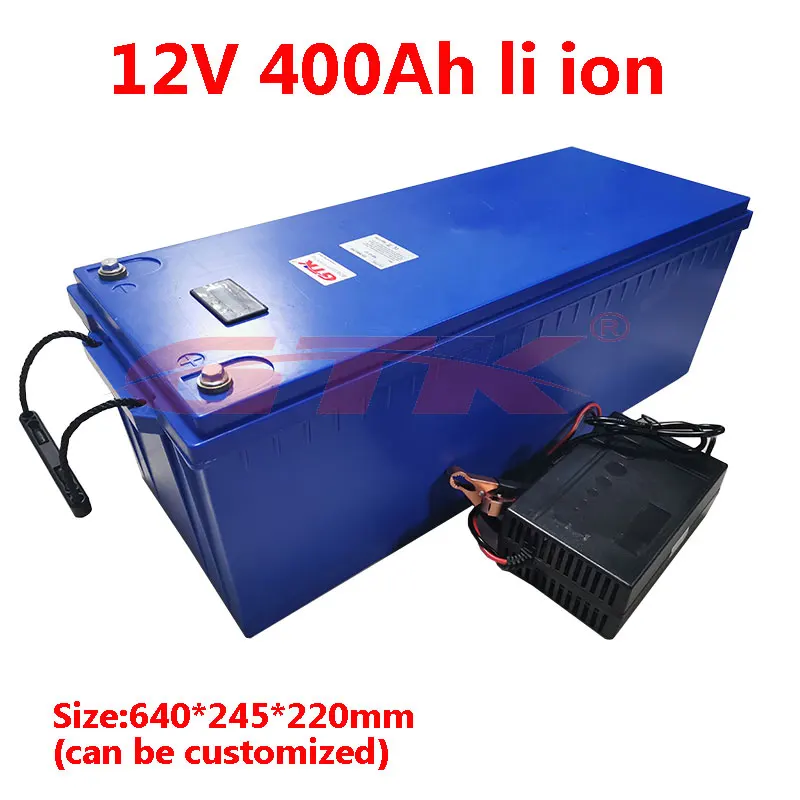 Высокая производительность 12V 400Ah литий полимерный аккумулятор Батарея 12 6 v