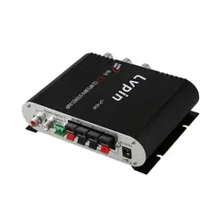 Lvpin 12 В 200 Вт мини Hi-Fi стерео Усилители домашние mp3 автомобиля Радио Каналы 2 дом Super Bass