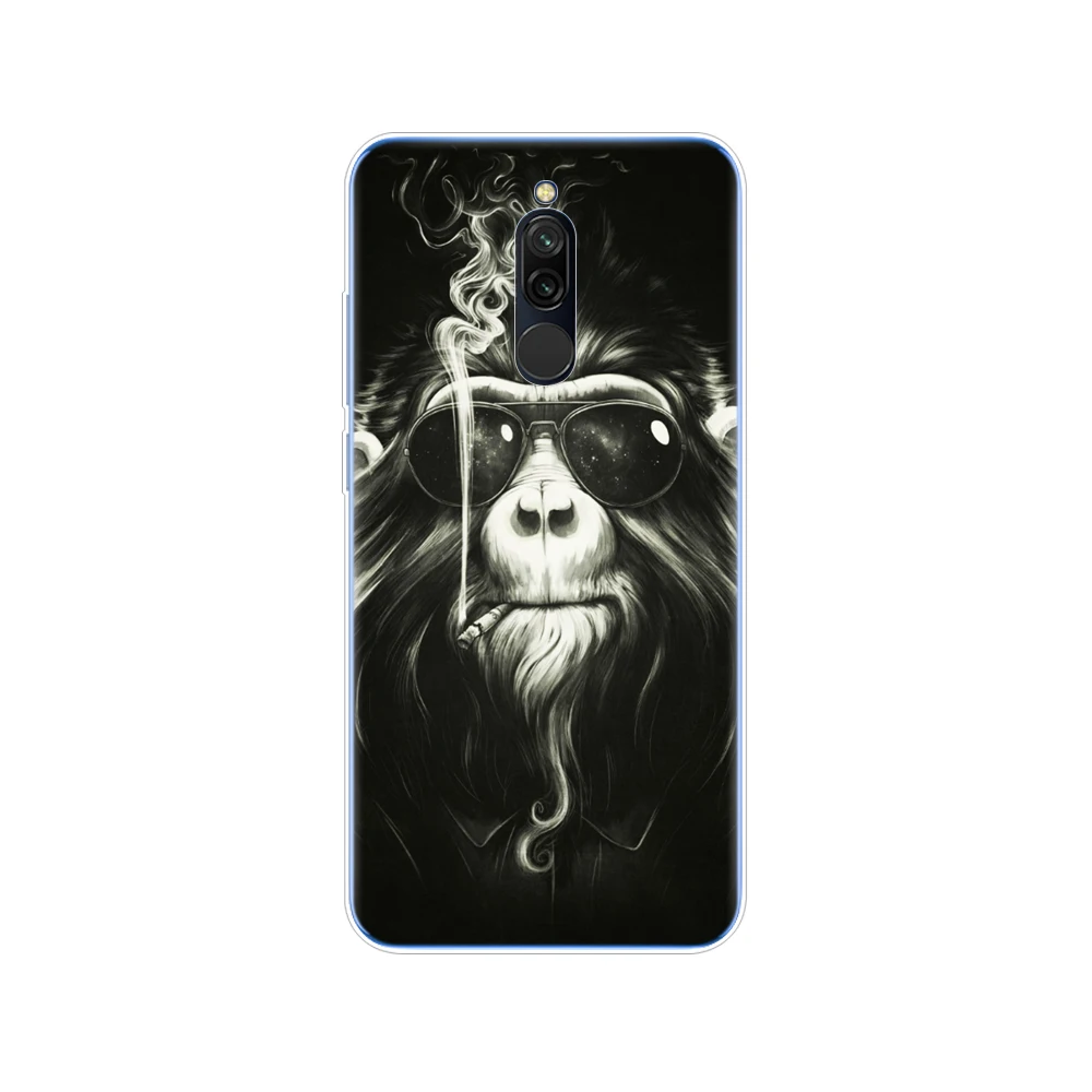 34244 Чехол для xiaomi redmi 8, чехол, Мягкая силиконовая задняя крышка из ТПУ для redmi 8, бампер, hongmi 8, чехол для телефона, защитный чехол copa - Цвет: 34244