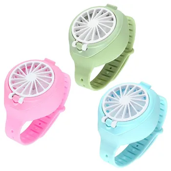 

New Mini Pattern Pocket Watch Fans USB Folding Fashion Pocket Small Fan Third Gear Electric Mini Watch Simple Fan #319