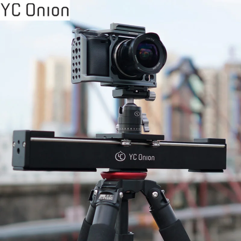

YC ONION Aluminum Motorized Camera Slider App Bluetooth Control Stable Smooth Slider Camera With Motor For BMPCC 4K Canon DSLR