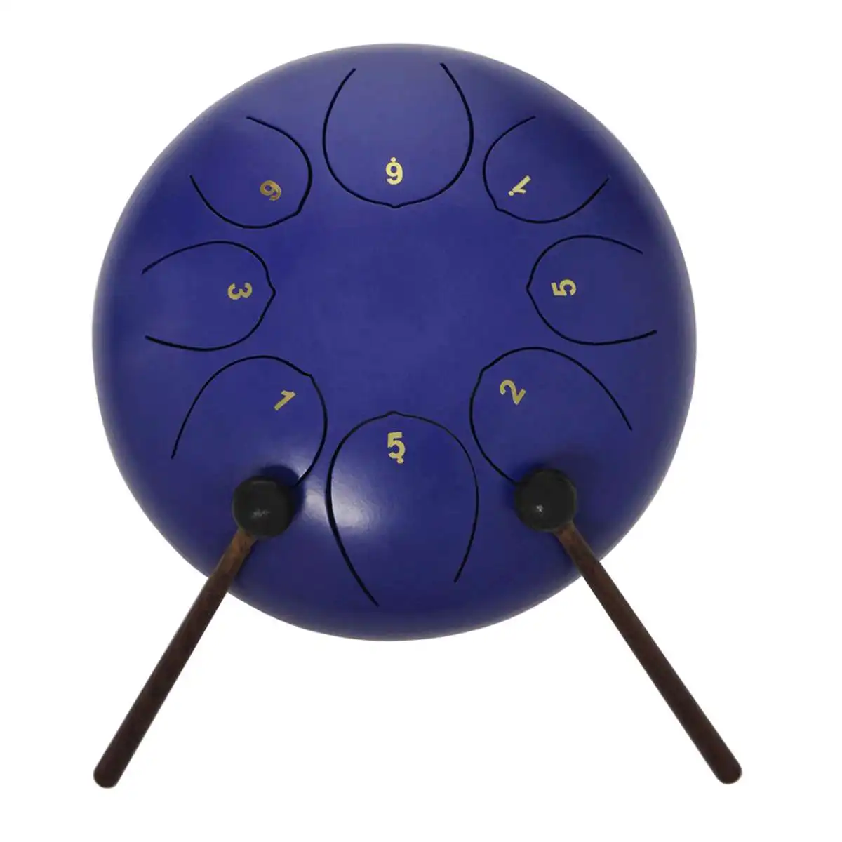 10 дюймов стальной язык барабан 8 тон G Мелодия ручной Pan барабан бак повесить барабан с барабанчиками сумка для переноски ударные инструменты - Цвет: Blue