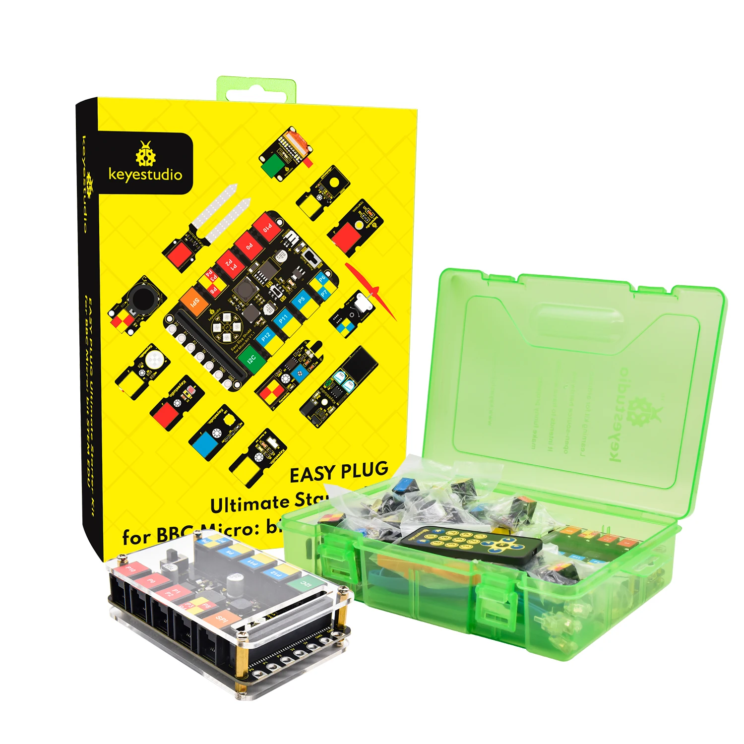 Keyestudio EASY Plug Ultimate Starter Kit для BBC Micro bit STEM EDU Набор обучающих программ набора Micro: Sensor |