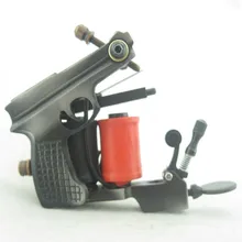 Один Премиум 10 обёрточная катушка татуировки машина пистолет для комплекта питания Набор тату инструменты поставки PTM07