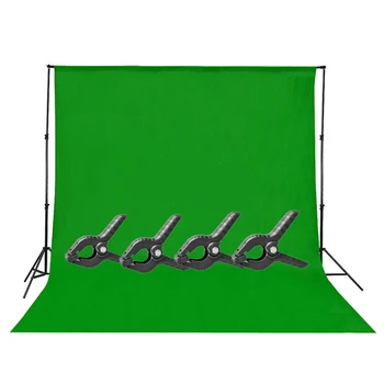 

1 Set Photography Backdrop Cloth Durable Solid Green Photography Props for Home Store