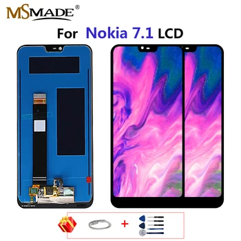 

Original For Nokia 7.1 LCD Display Touch Screen For Nokia TA-1085 TA-1095 TA-1096 TA-1100 LCD Digitizer Replacement Parts 5.84‘’