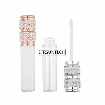 

100pcs 5ml Empty Round Lip Gloss Tube High Grade Clear Plastic Lip Gloss Containers Filling Bottle Cosmetic Packaging F3949