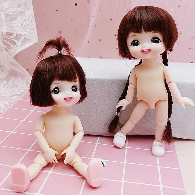 Adollya 1/12 BJD Doll Body 16cm Nude 13 Joints Doll Toys for Girls Naked Ball Jointed Swivel Doll Toys for Children 3