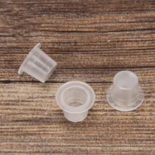 Чернила для татуажа колпачок пигмент прозрачный держатель Контейнер пластиковый микроблейдинг S/M/L для картриджей иглы наконечник ручка татуировки аксессуары