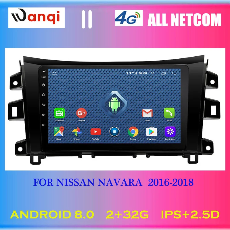 

4G Lte All Netcom 10.1 inch Android 8.0 full touch car multimedia system For Nissan navara NP300 2016-2018 gps navigation