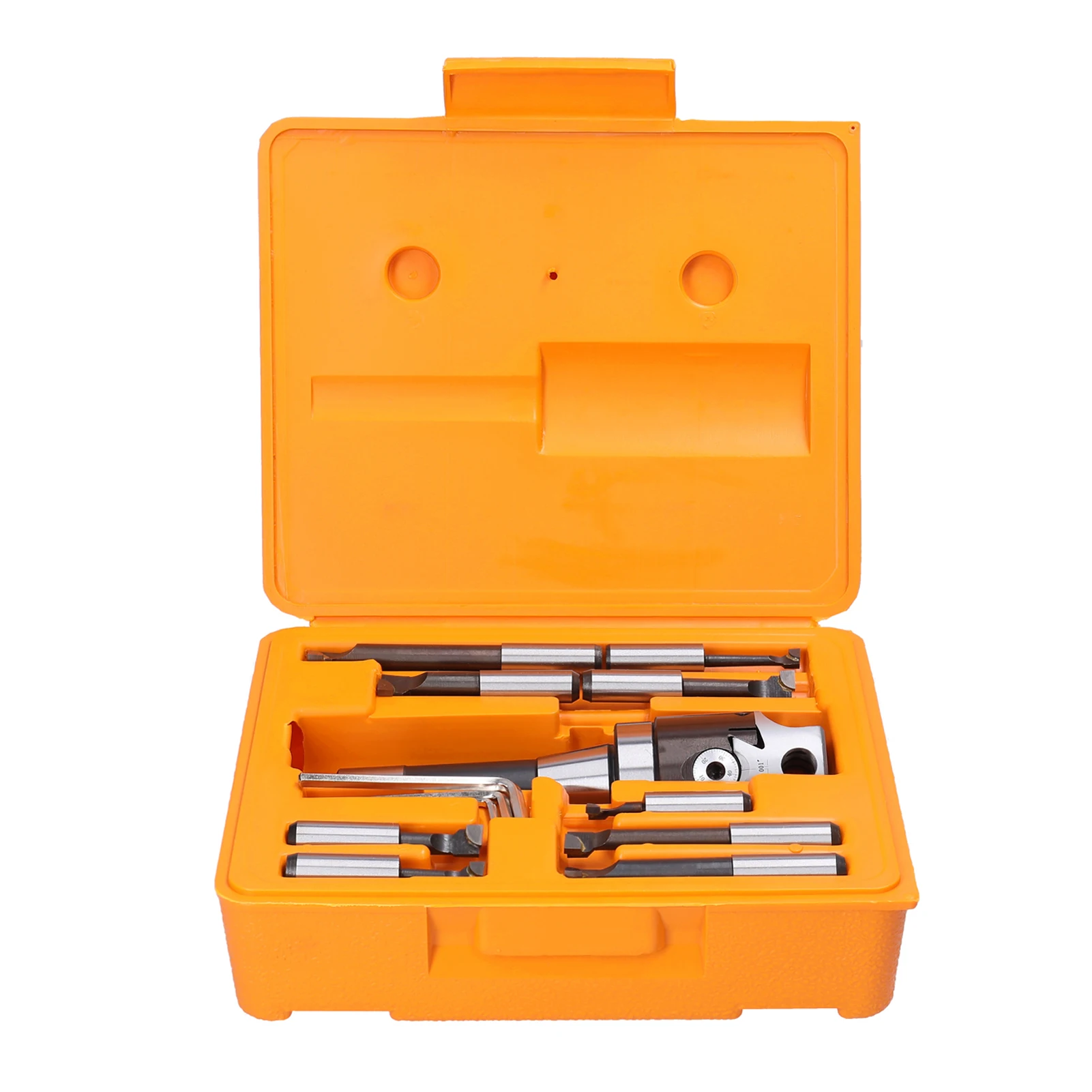 2inch Boring Heads R8 Shank Holder Set with 1/2inch Carbide Boring Bar