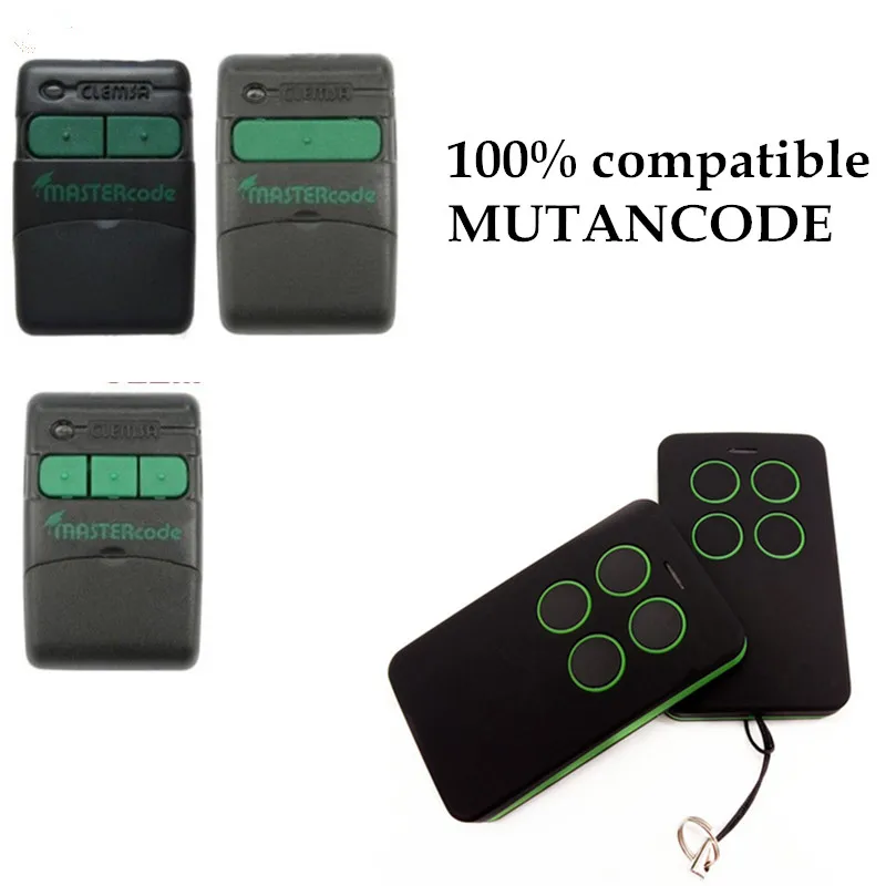 

Clemsa Mastercode MV1 MUTANcode garage command Garage door remote control replicator 287-868MHz frequency multi brand