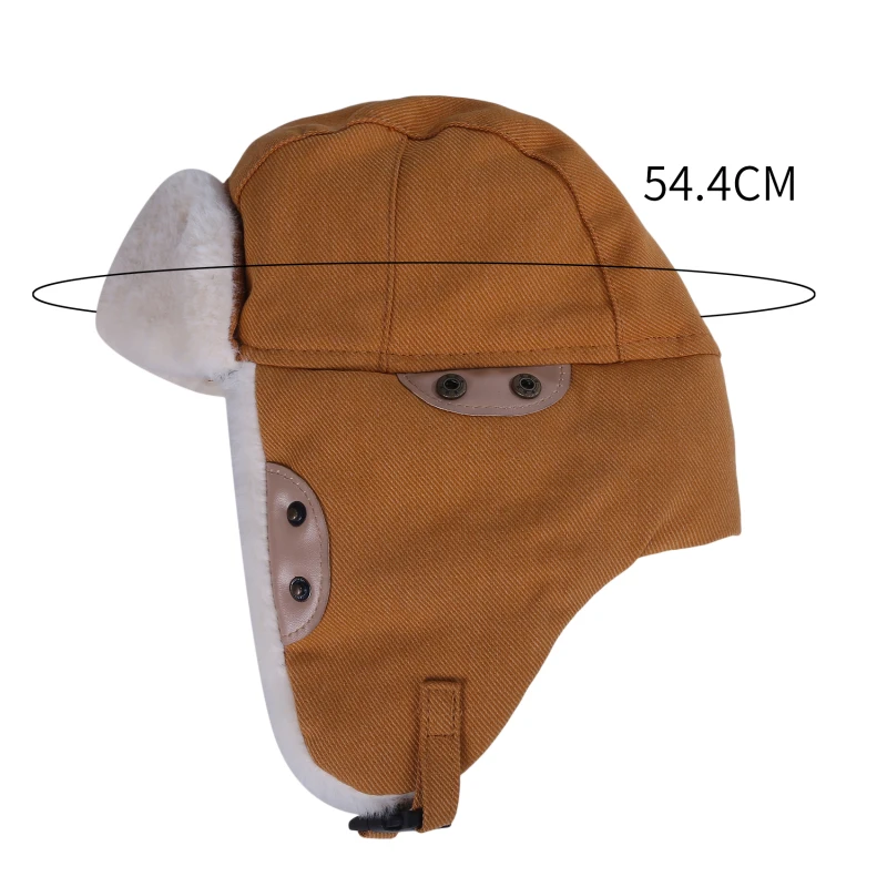 Lei Feng Hat men's Winter Plus Velvet Padded Hat Biking cold-proof And cold-proof Ear Caps Ski Caps women's Cold Hats thermal aviator bomber winter hat