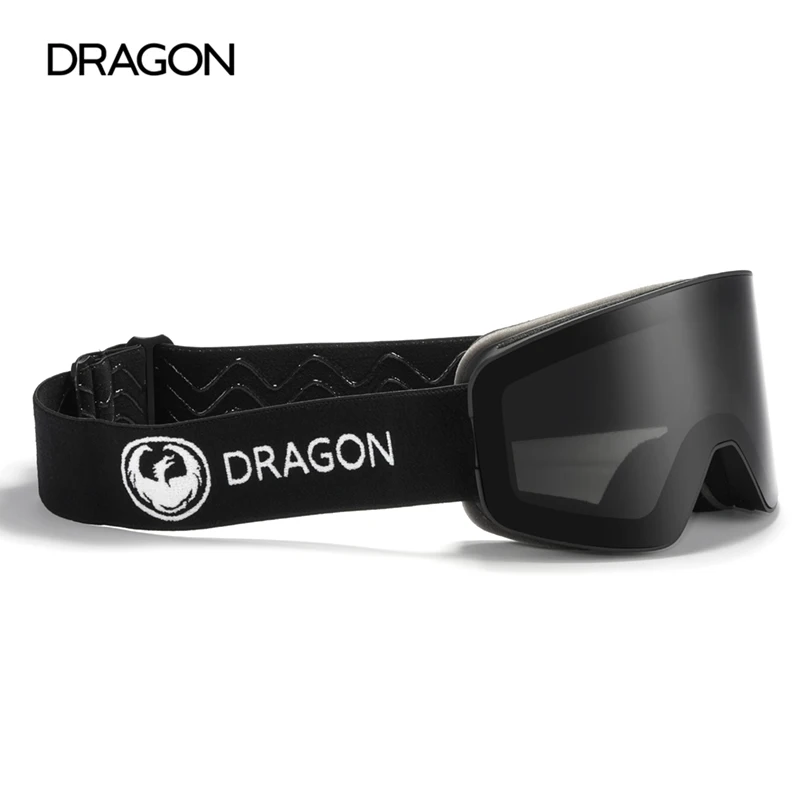 Лыжные очки Dragon двухслойная противотуманная большая Лыжная маска UV400 для катания на лыжах и сноуборде