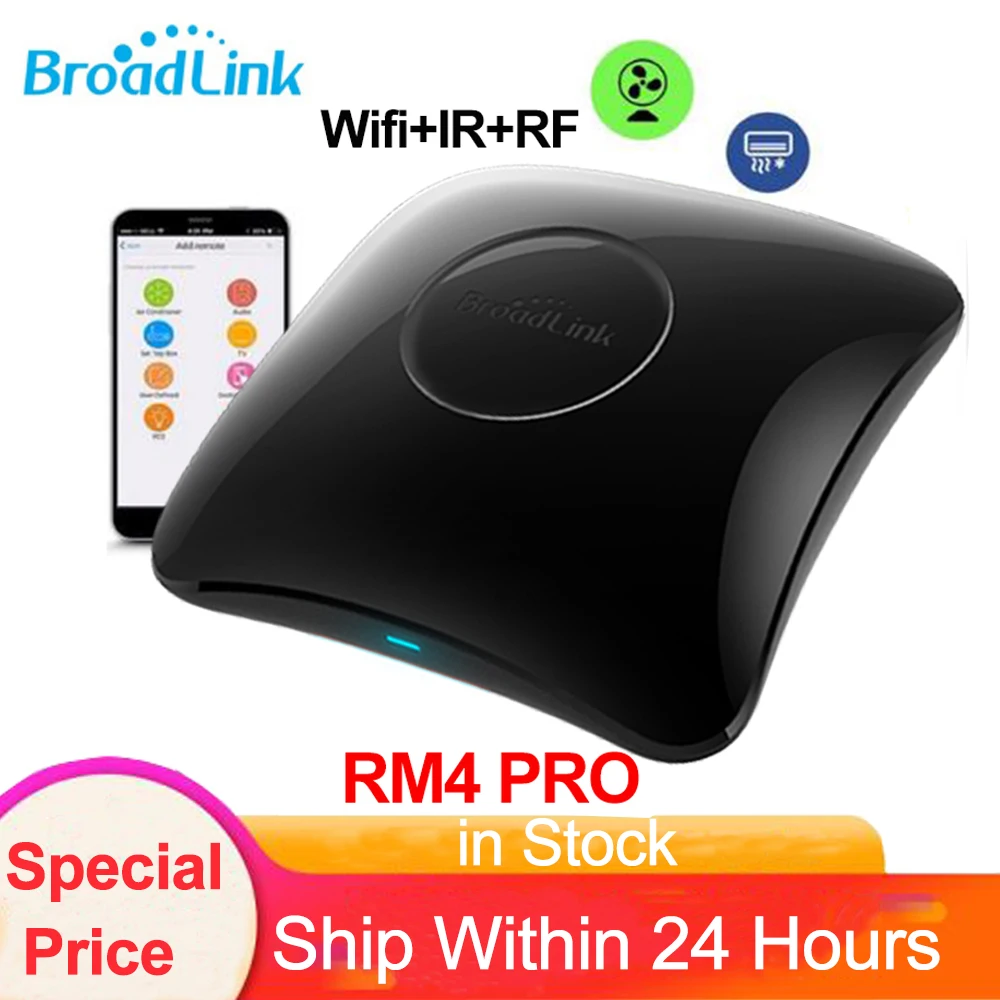 Broadlink RM4 PRO RF IR Wifi умный дом универсальный пульт дистанционного управления