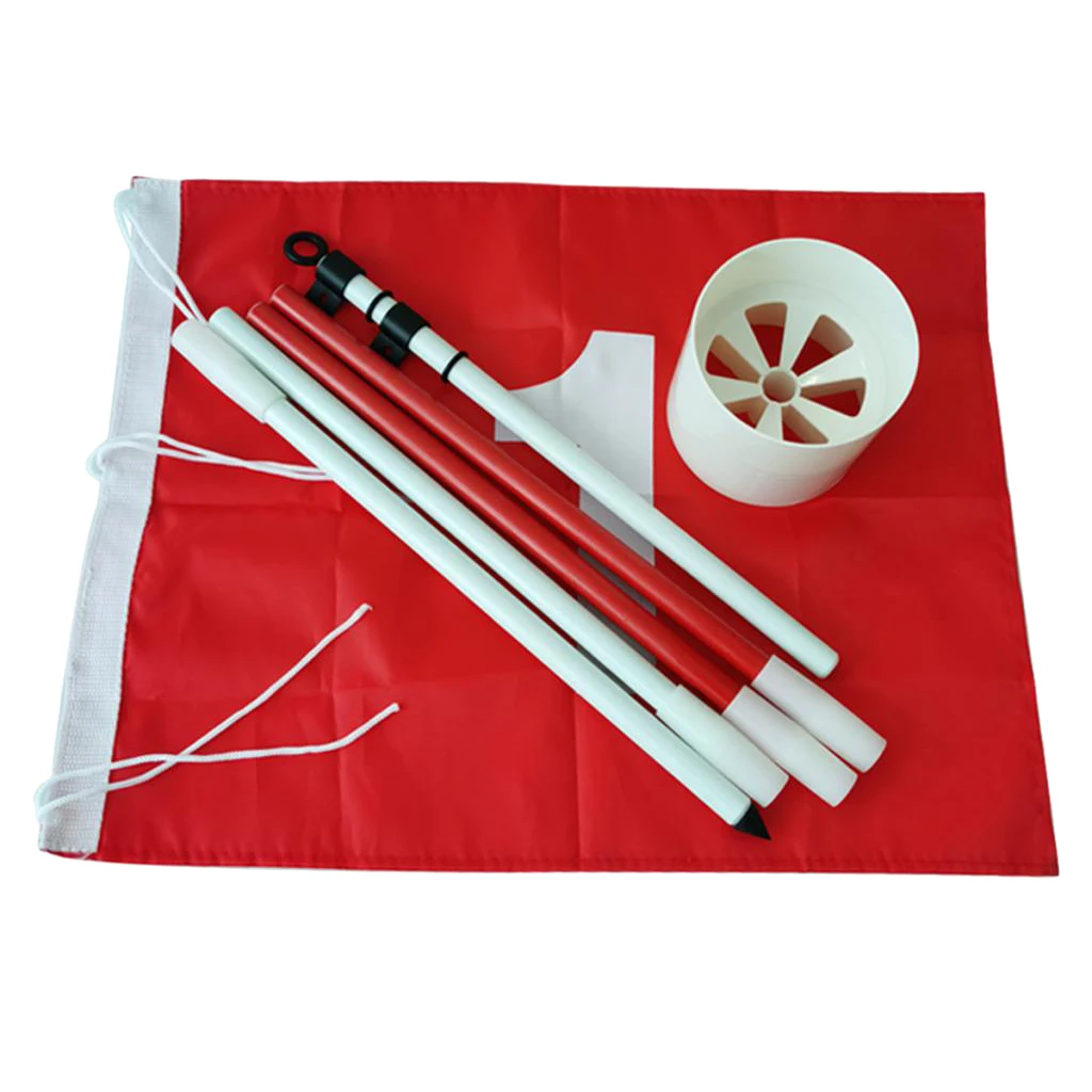 Golf Flag Stick Backyard Garden Training Cup Flagstick Course Golfing Mark