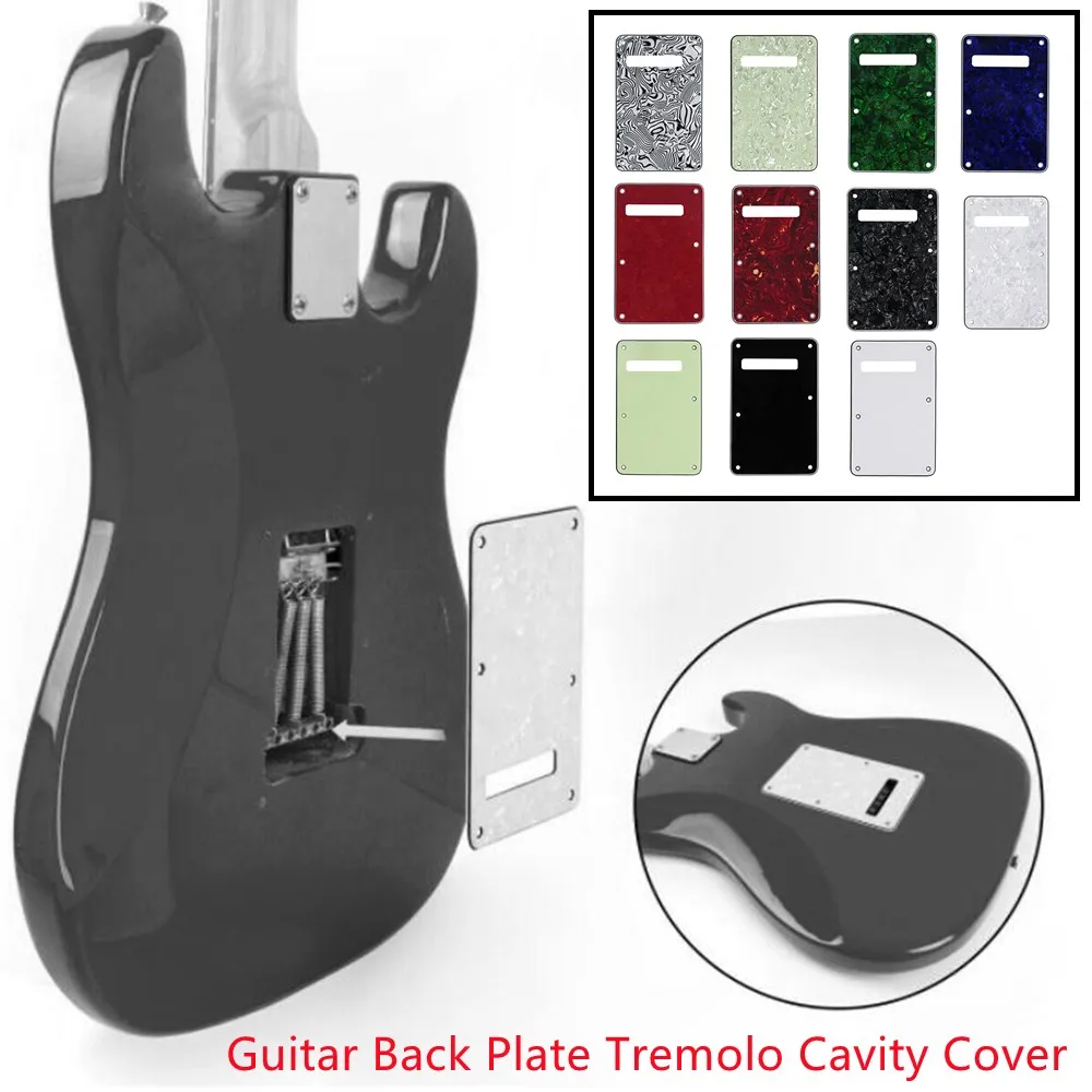 1PC 3 Ply Electric Guitar Back Plate Cavity Cover Spring Tremolo Cover