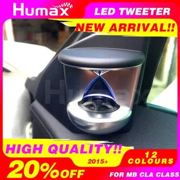 

New arrival For mercedex CLA class W117 year 2015+ 12 color 3D tweeter interior car accessories Synchronized with ambient light