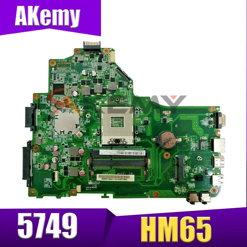 Материнская плата Akemy для ноутбука ACER Aspire 5749 5349 HM65 материнская MBRR7060011 DA0ZRLMB6D0 |
