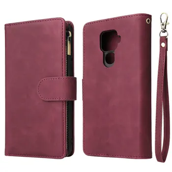 

Nova 5 i 5i Pro Flip Cover Multifunction Zipper Solid Leather for Huawei Nova 5i Pro Luxury Case Nova5i Nova5 i Cover Fundas