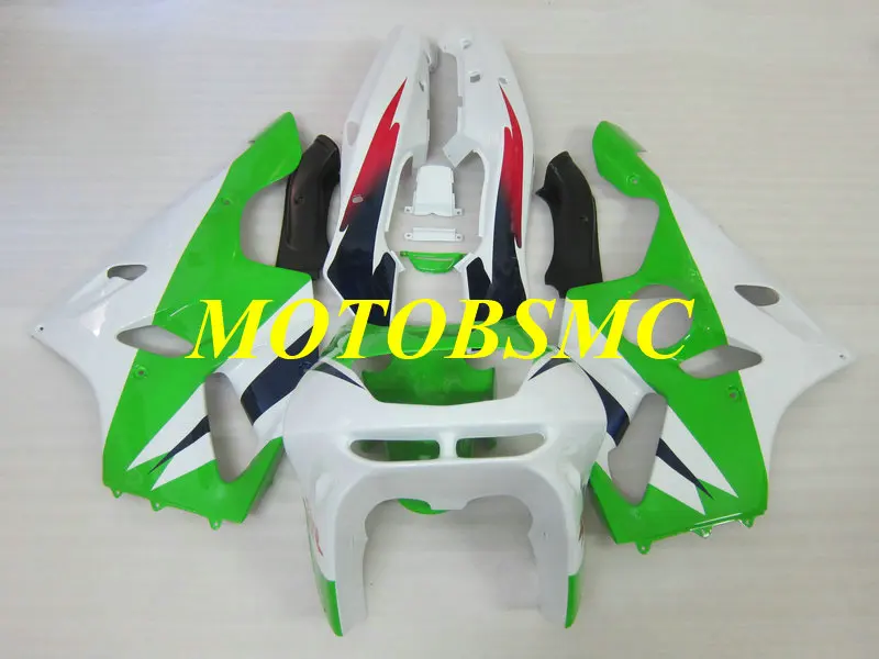 Комплект обтекателей для мотоцикла KAWASAKI Ninja ZX6R 94 95 96 97 ZX 6R 1994 1995 1997 ABS зеленый белый