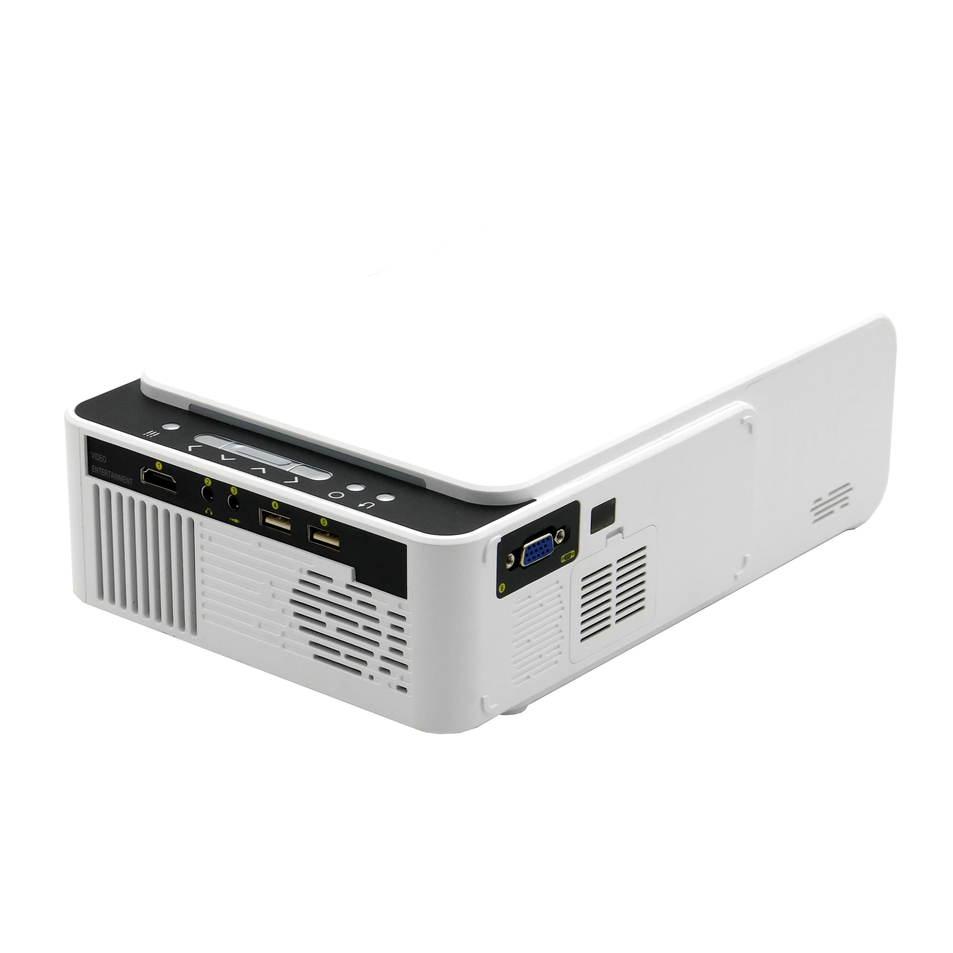 T5 светодиодный проектор 800*480 разрешение 1080 HD портативный видео проектор wifi Reay USB HDMI SD аудио Проектор для домашнего кинотеатра