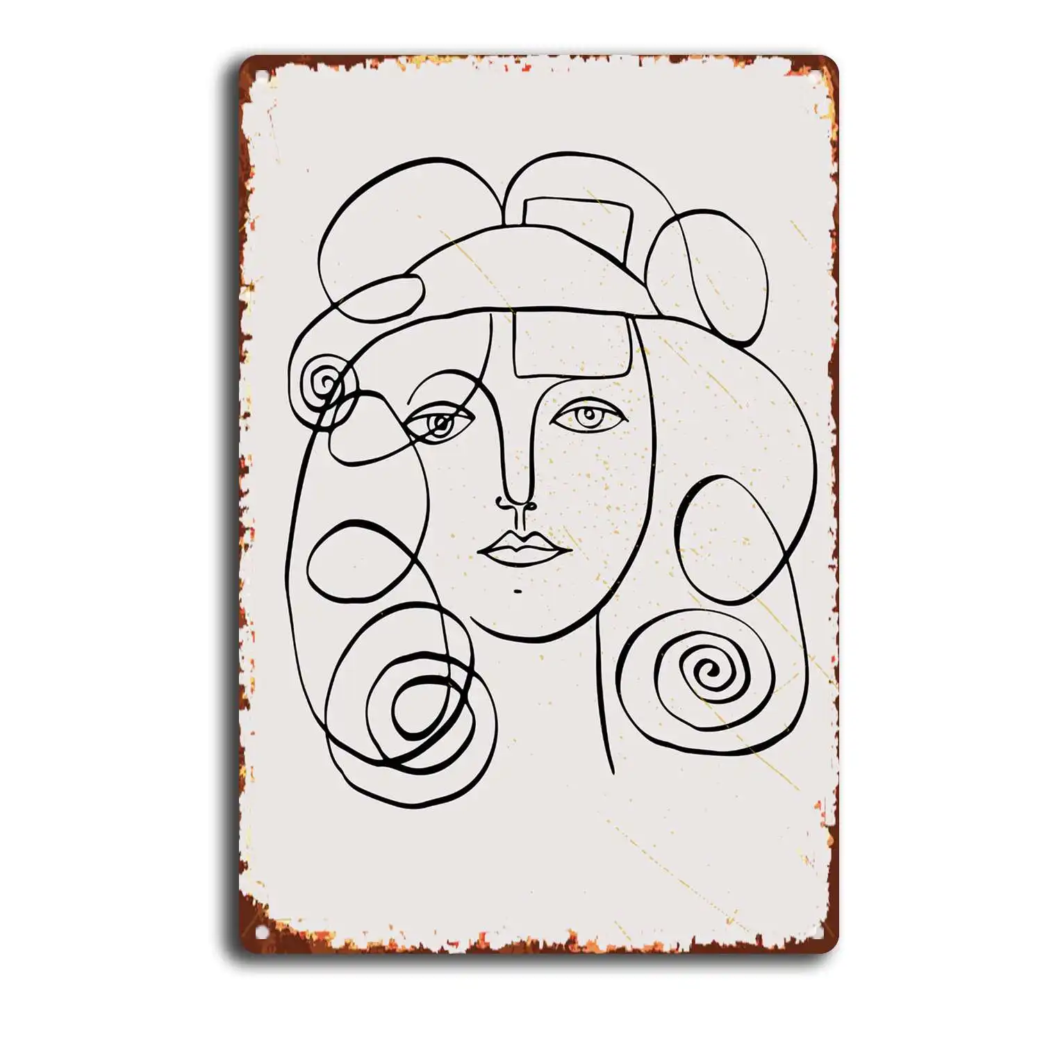 Picasso Line Drawings Flowers