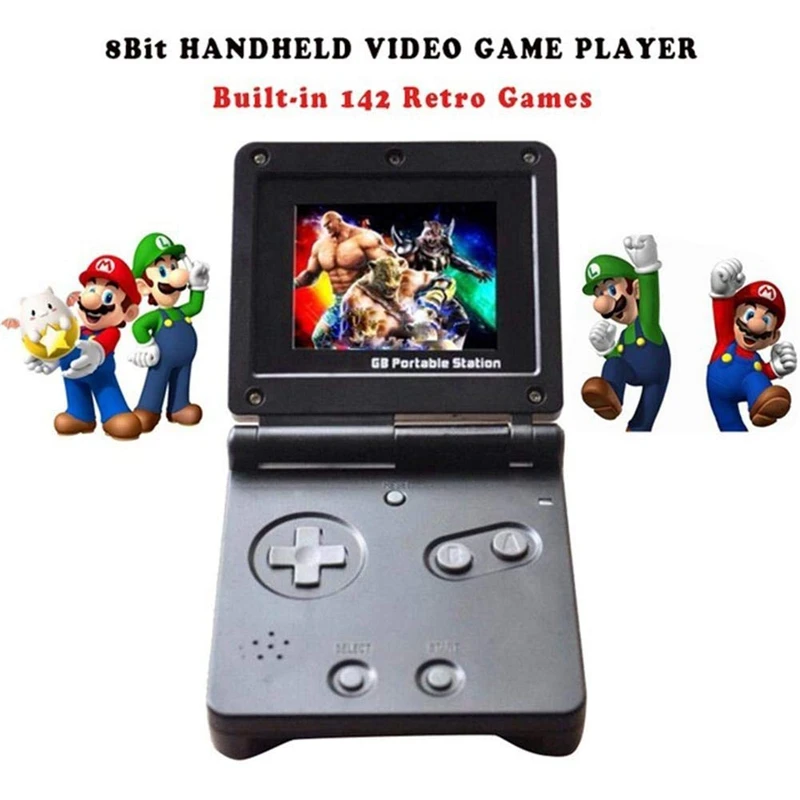 Ретро игровая консоль 32 Bit 268 классические игры мини Портативная машина может