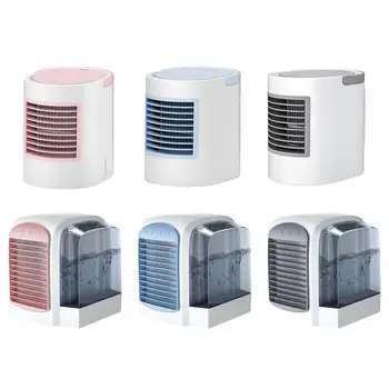 

Household Usb Air Conditioning Fan Small Air Cooler Office Desktop Mute Portable New Mini Water Cooling Fan