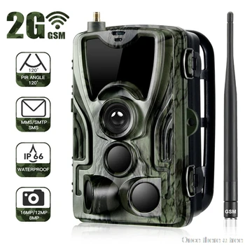 

2020 HC-801 M 2G 16MP 1080P Hunting Camera Trail Camera SMS/MMS/SMTP Photo Traps 0.3s Trigger Time Trap Wildlife Camera