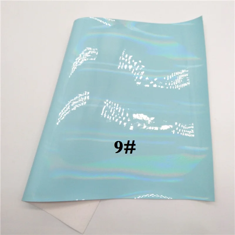 9 Glitterwishcome 21X29 см A4 размер винил для бантов Переливающаяся лакированная кожа ткань искусственная кожа листы для бантов, GM682A - Цвет: 9