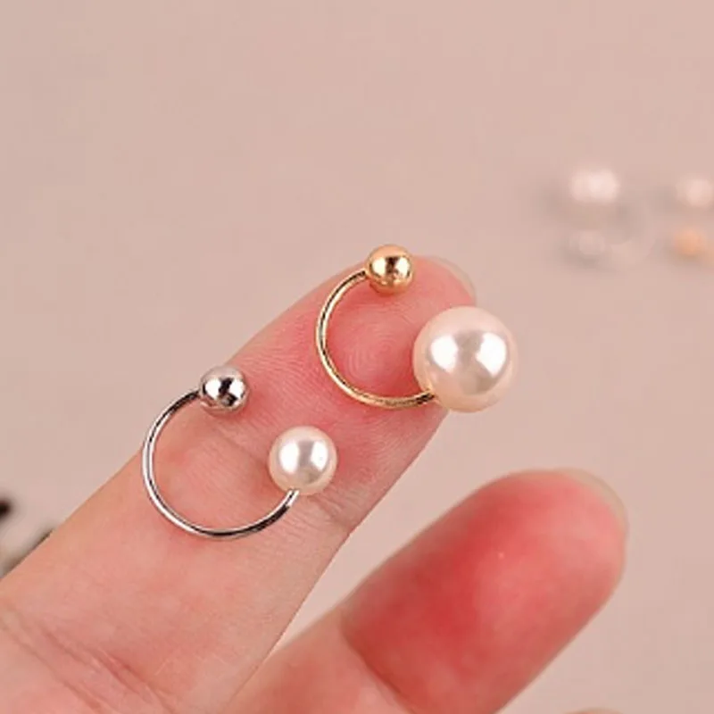 

Fashion Clip Earring Without Piercing Pearls Ear Cuff Earrings For Women Wedding & Engagement Jewelry Gifts No Pierced Brincos