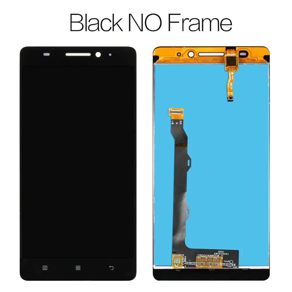 Black No Frame 5,5 ''1920X1080 ЖК-дисплей для lenovo K3 Note дисплей K50-T5 кодирующий преобразователь сенсорного экрана в сборе для lenovo K3 Note дисплей - Цвет: Black No Frame