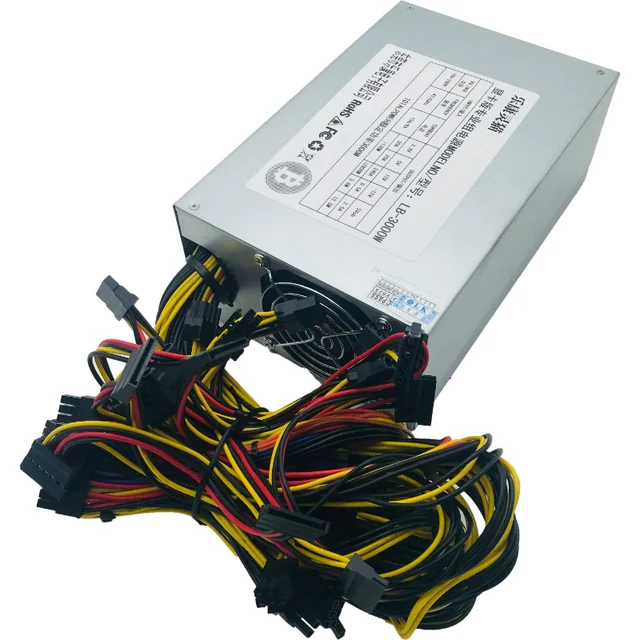 Miner PSU For Multi Channel Graphics Card Power Supply 3000W Mining Power Supply LB3000W