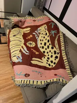 

Casual Blankets Carpet Decoration pink panther Carpet Sofa Leisure Carpet Original Single Tapestry Sofa Mat