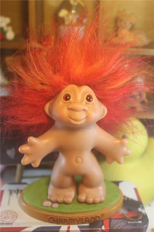 red headed troll doll